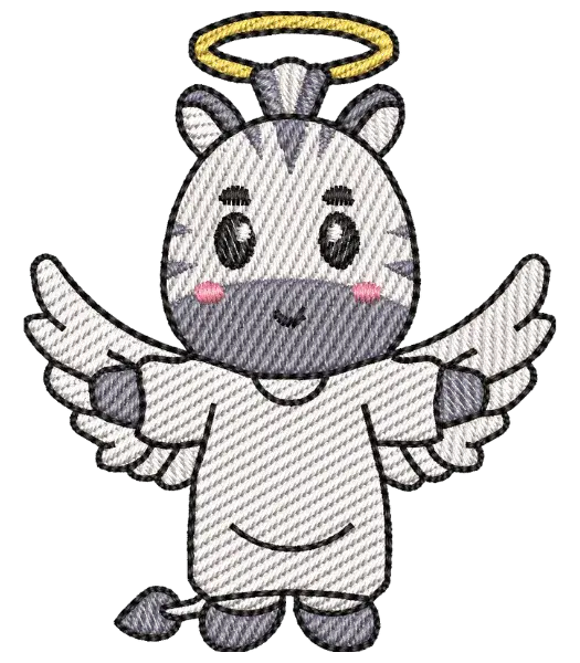 Matriz de Bordado Zebra Anjinho